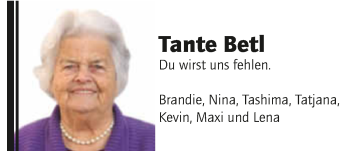 Traueranzeige von Elsbeth Henning 