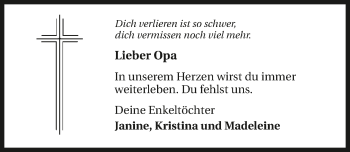 Traueranzeige von Anton Demel 