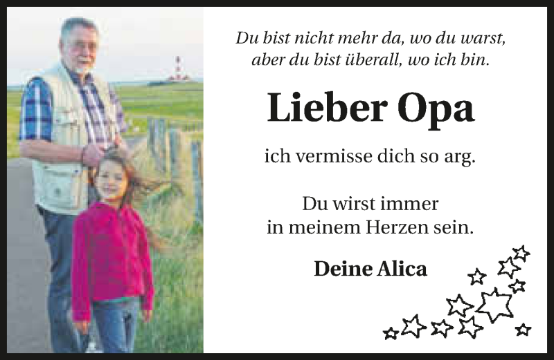  Traueranzeige für Herbert Schlund vom 12.07.2017 aus 