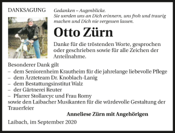 Traueranzeige von Otto Zürn von GESAMT