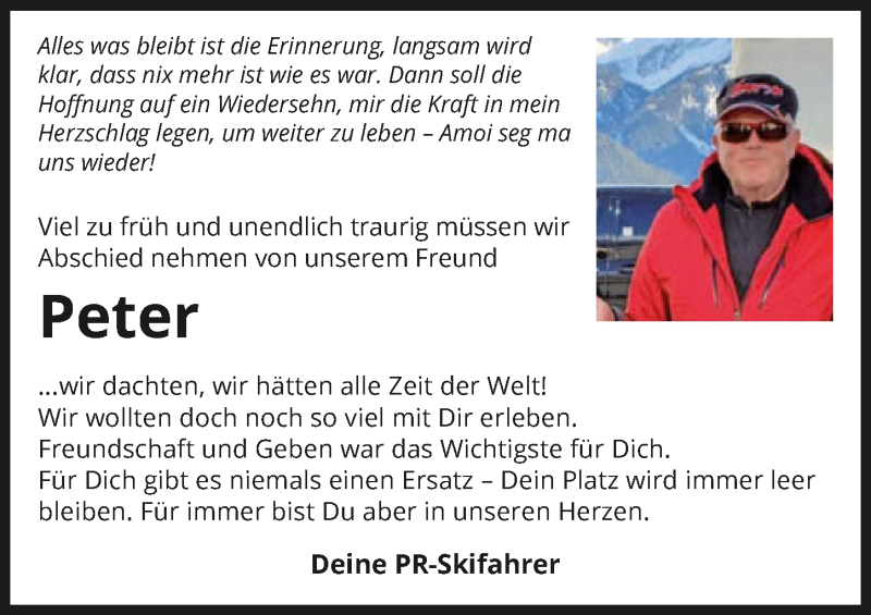  Traueranzeige für Peter Roll vom 22.02.2020 aus 