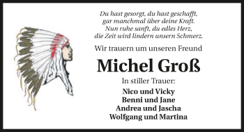 Traueranzeige von Michael Groß 
