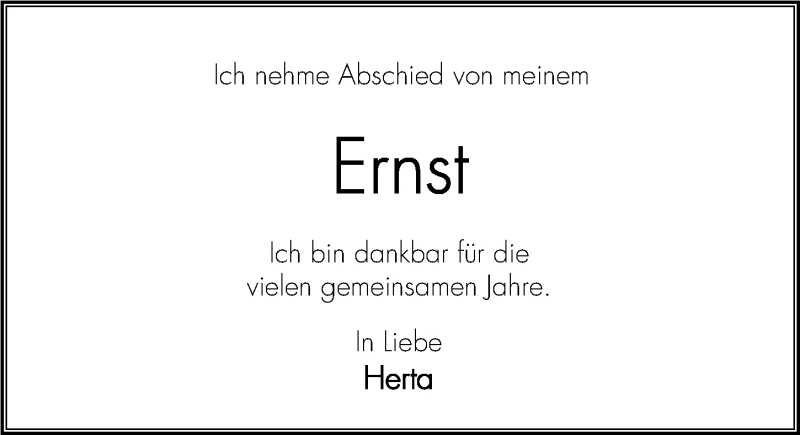  Traueranzeige für Ernst Friedl vom 03.11.2021 aus GESAMT