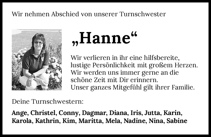  Traueranzeige für Hannelore Müller vom 10.11.2021 aus GESAMT