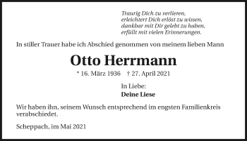 Traueranzeige von Otto Herrmann von GESAMT