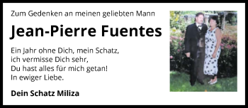 Traueranzeige von Jean-Pierre Fuentes von GESAMT