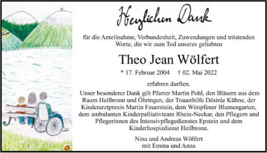 Traueranzeige von Theo Jean Wölfert von GESAMT