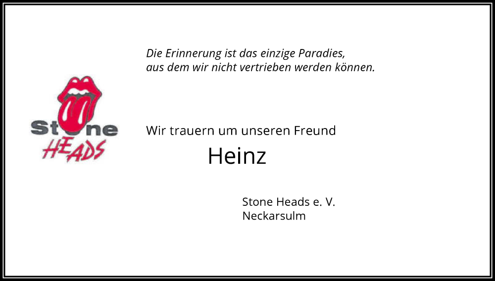  Traueranzeige für Heinz Schild vom 17.01.2023 aus GESAMT