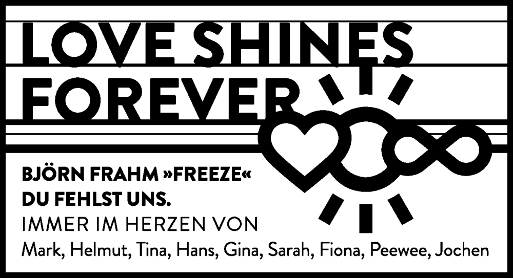  Traueranzeige für Björn Frahm vom 12.04.2025 aus GESAMT